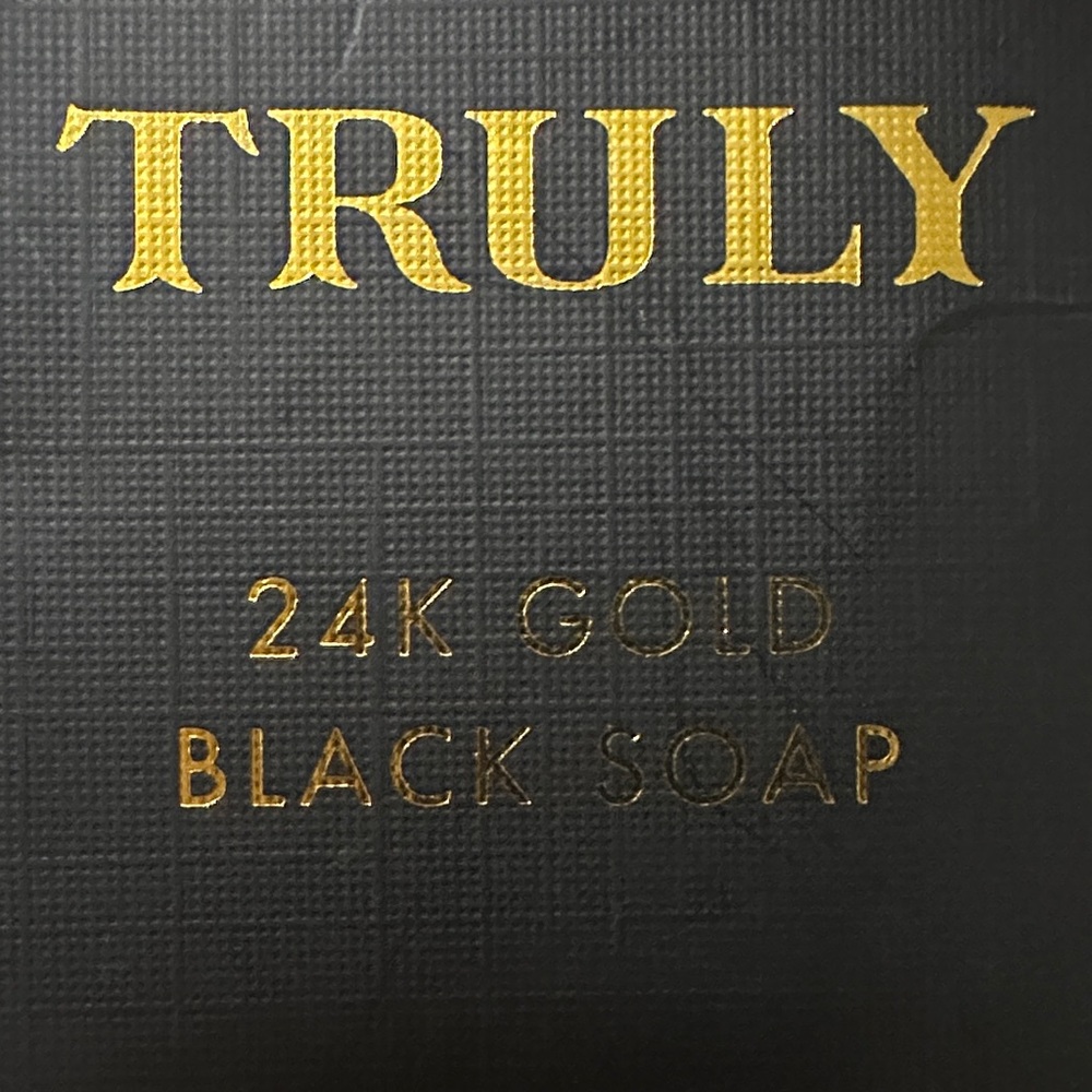 TRULY 24K Gold and Black Soap